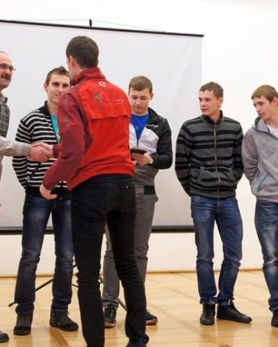 Sportowcy GKS odwiedzili kolejną szkołę