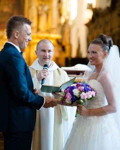 Ślub Jarosława Rzeszutki i Moniki Kostrzewy