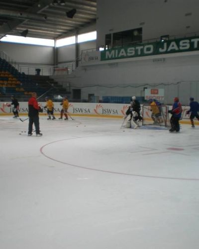 Pierwszy trening na lodzie Polonii Bytom (29.07)