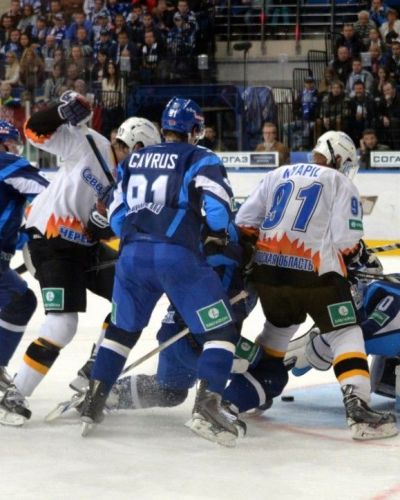 KHL: Dynamo Mińsk - Severstal Czerepowec 3-4 PK (18.09.14)