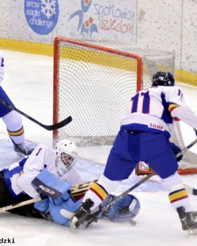 EIHC w Toruniu: Rumunia - Ukraina 0 : 5 (7.02.2015)