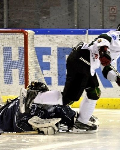 Play-out: Anteo Naprzód Janów - Automatyka Gdańsk 4-3 PK, (11.03.18), foto: W.Buszta