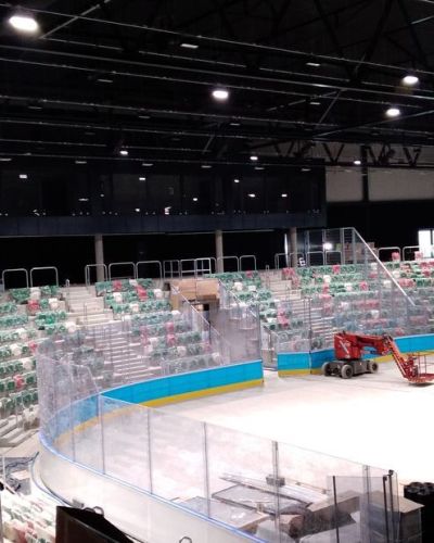 Lodowisko w Zagłębiowskim Parku Sportowym (12.01.2023)