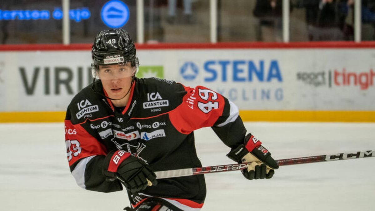 Szwedzki obrońca Anton Brandhammar w kręgu zainteresowań Comarch Cracovii (Foto: hockeyettan.se)