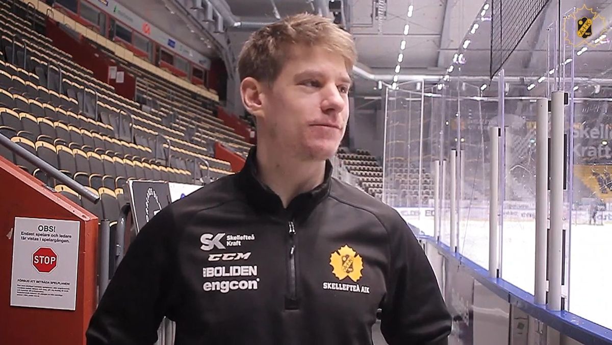 Anton Holm, szwedzki napastnik (Foto: Skellefteå AIK Hockey)