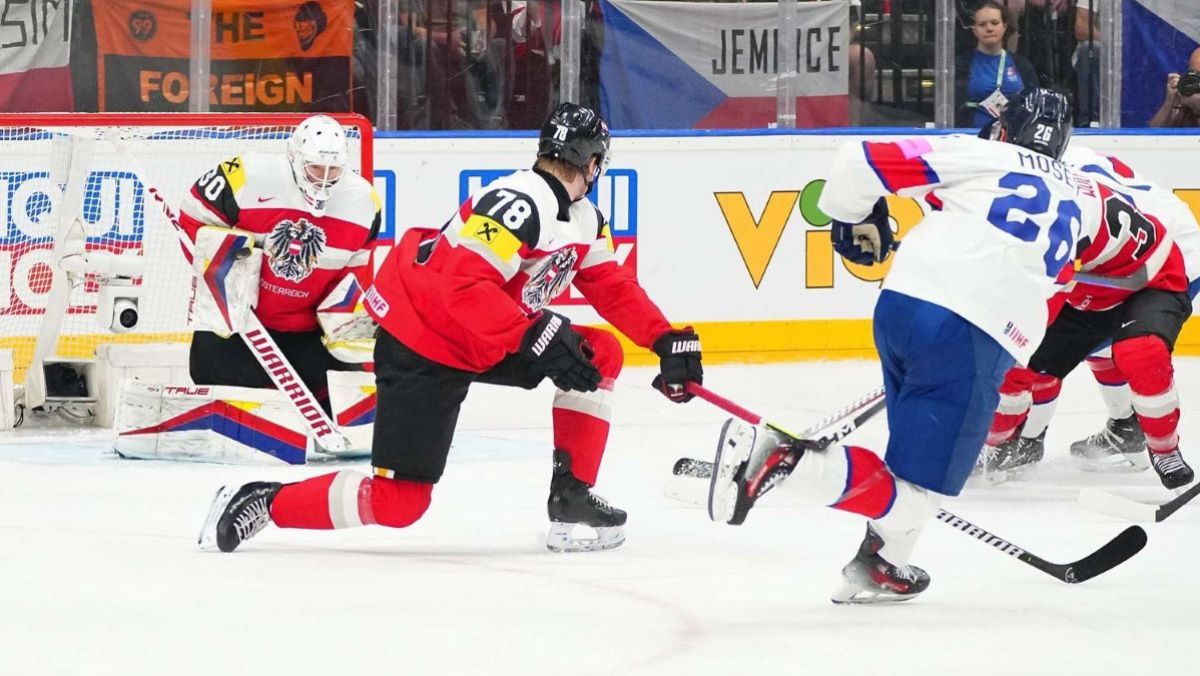 Austria vs Wielka Brytania (fot. iihf.com)