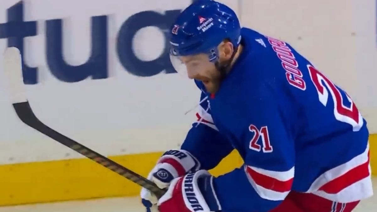 Barclay Goodrow w barwach New York Rangers.
