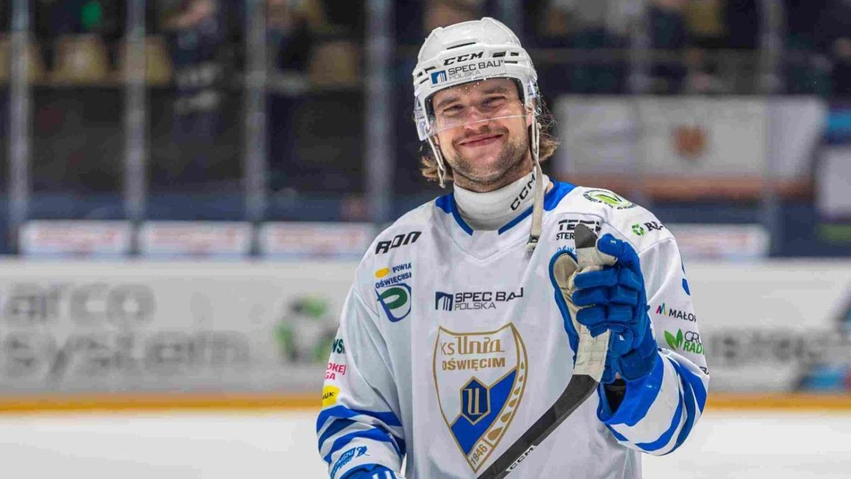 Bartosz Florczak, obrońca KS Unii Oświęcim (fot. Jarosław Fiedor)