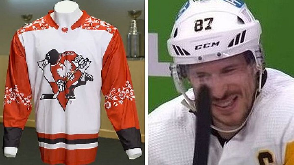 Bluza Pittsburgh Penguins z polskimi motywami / Sidney Crosby