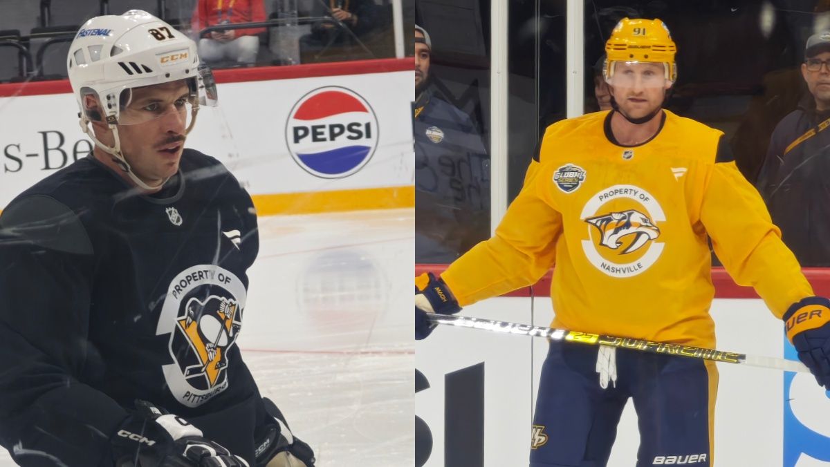 Sidney Crosby i Steven Stamkos w Sztokholmie [foto: Hokej.Net]