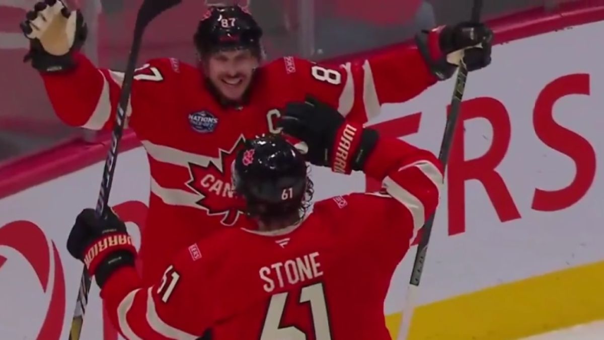 Sidney Crosby i Mark Stone (reprezentacja Kanady)