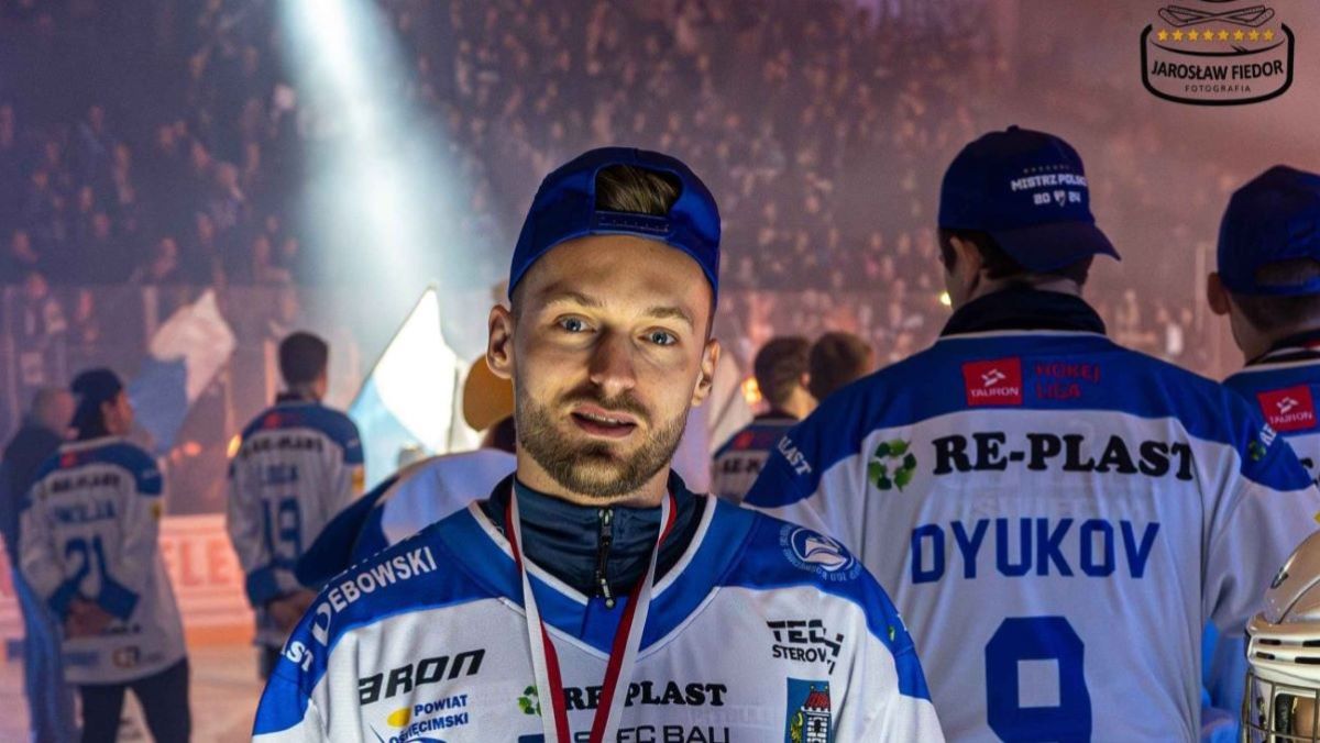 Dariusz Wanat, napastnik Re-Plast Unii Oświęcim (fot. Jarosław Fiedor)