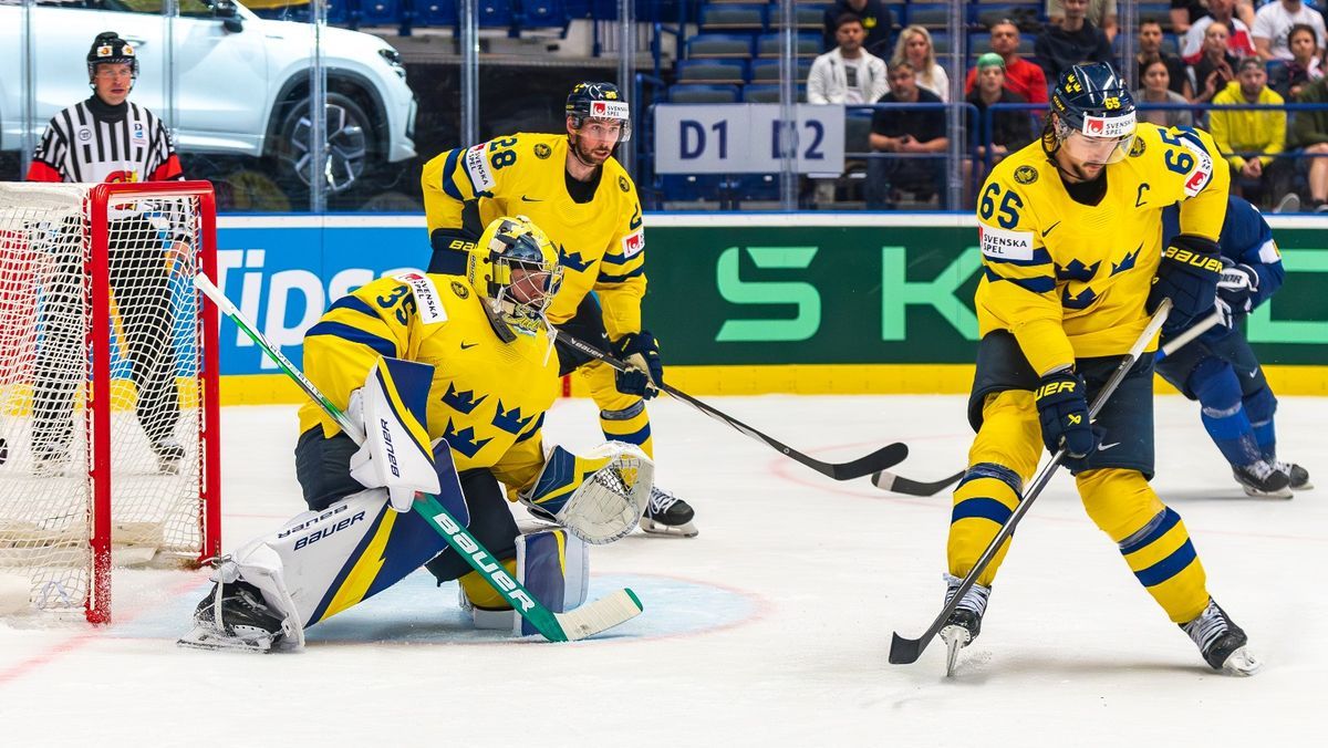 Bramkarz reprezentacji Szwecji Filip Gustavsson (Foto: Jarosław Fiedor)