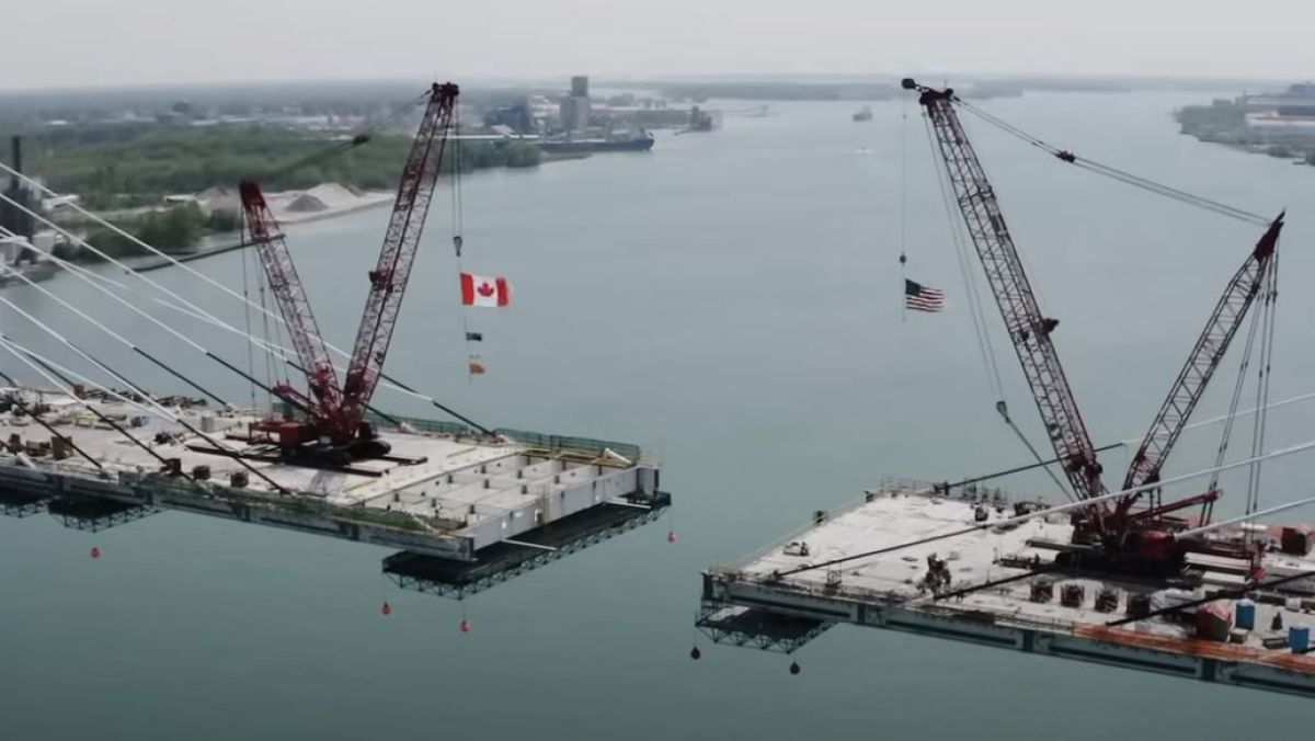 Gordie Howe International Bridge, YT, screen