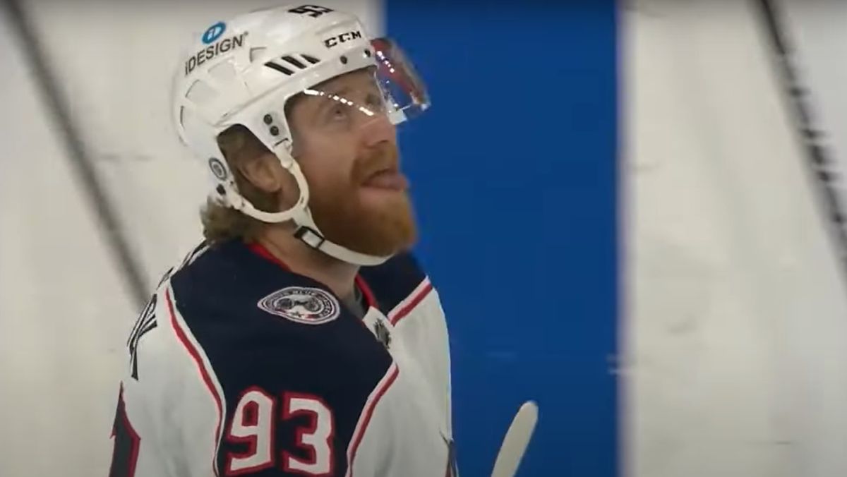 Jakub Voráček w barwach Columbus Blue Jackets