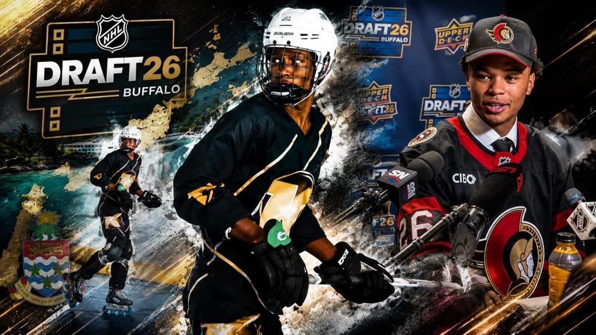 Nie miał lodowiska, a został wybrany w pierwszej rundzie draftu NHL. Niezwykła historia 18-latka