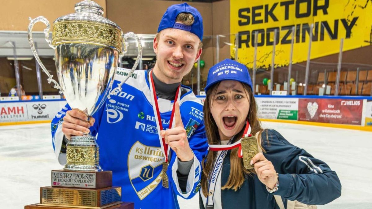 Kacper Łukawski, obrońca Re-Plast Unii Oświęcim (fot. Jarosław Fiedor)