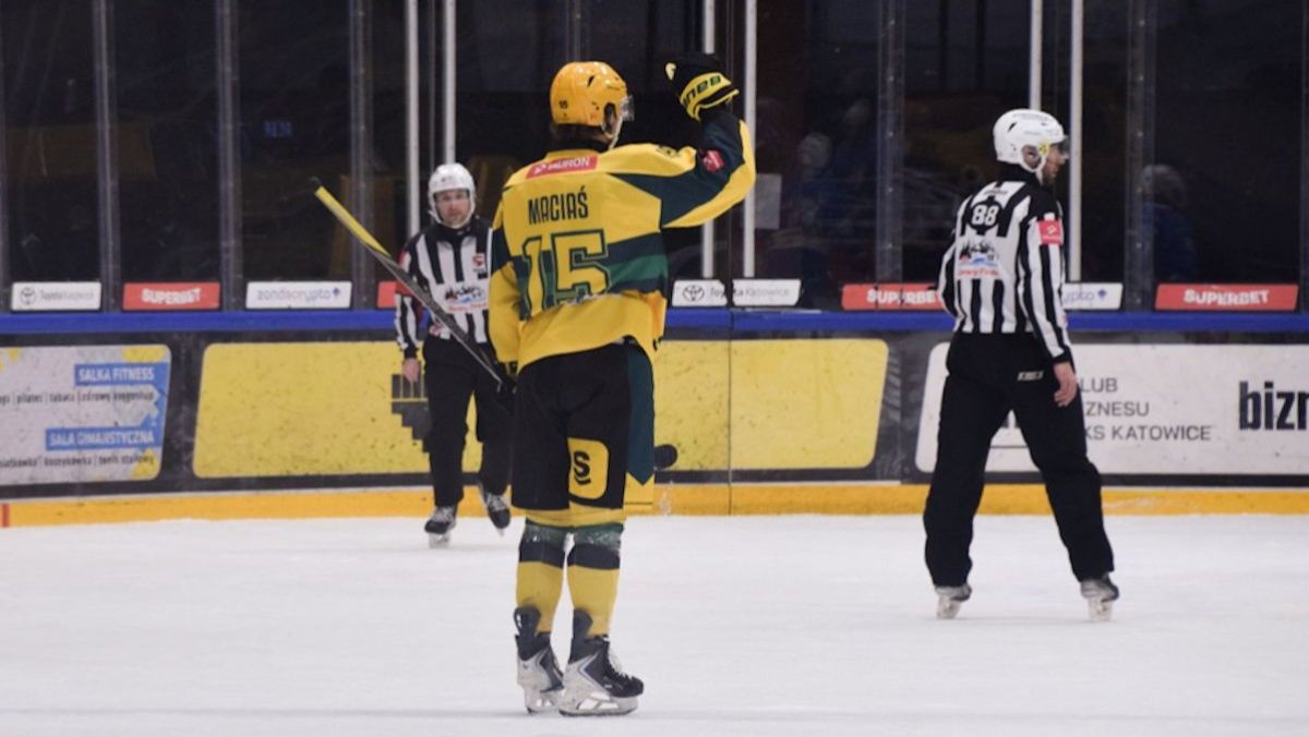 Kacper Maciaś, obrońca GKS-u Katowice (fot. Paulina Stępień)