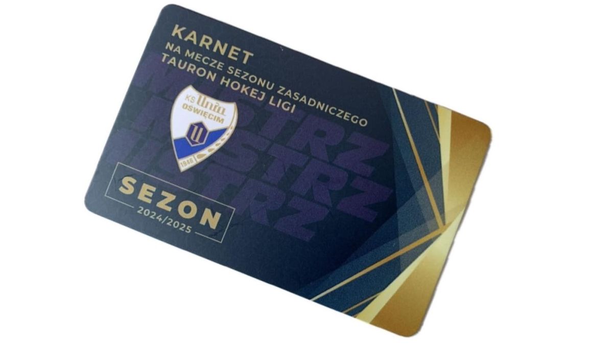 Karnet na mecze sezonu zasadniczego Re-Plast Unii Oświęcim (fot. Re-Plast Unia Oświęcim)