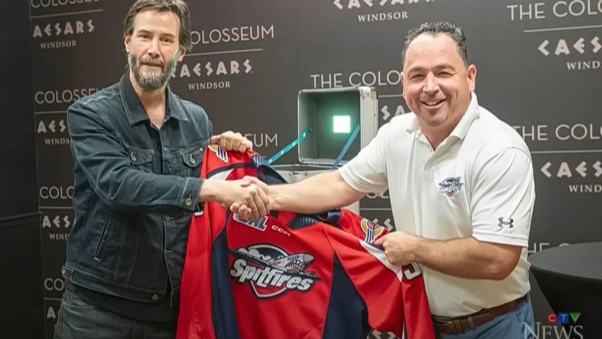 Keanu Reeves Windsor Spitfires screen