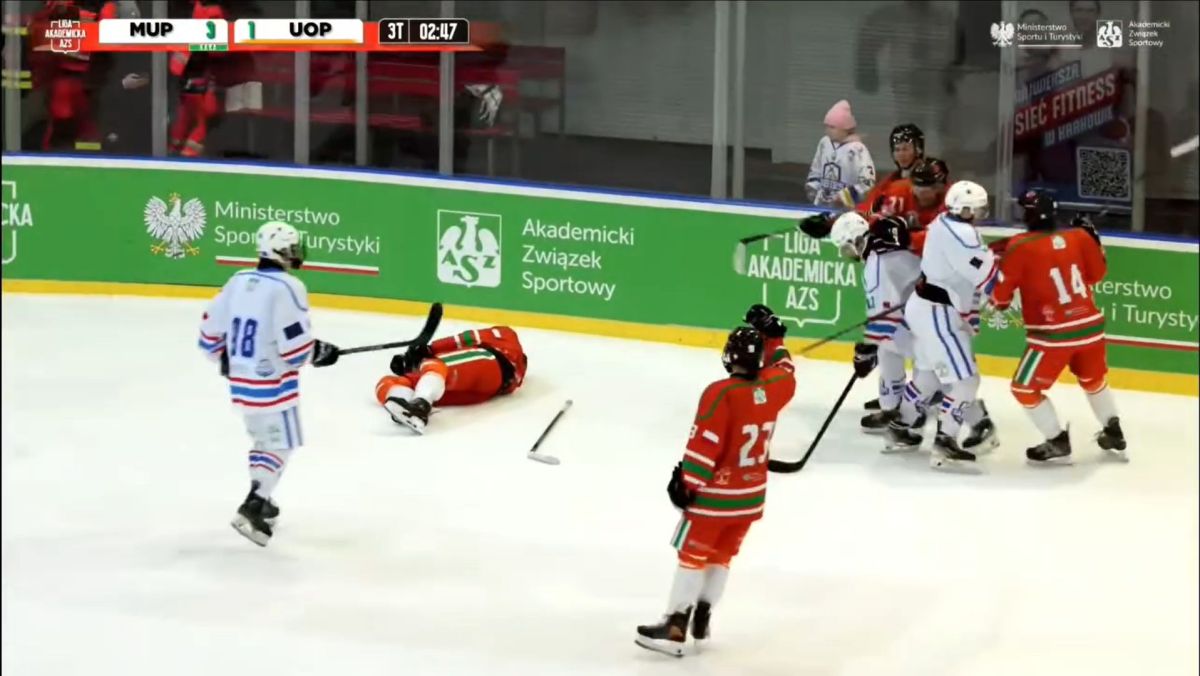 Kontuzja w Lidze Akademickiej