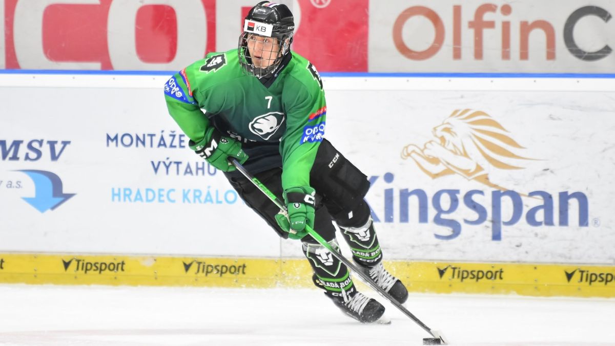 Leon Stryczek (fot. Facebook / Juniorský hokej / Ronald Hansel)