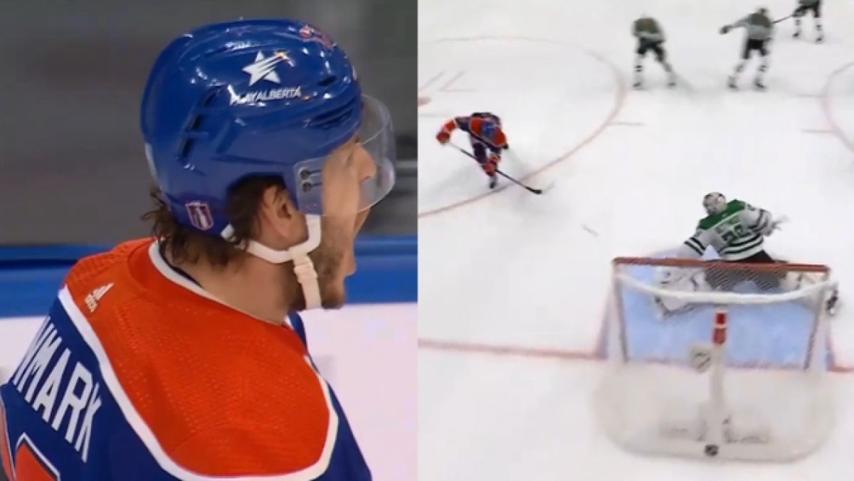 Mattias Janmark Nylén strzelił zwycięskiego gola dla Edmonton Oilers w meczu z Dallas Stars w finale konferencji zachodniej NHL.