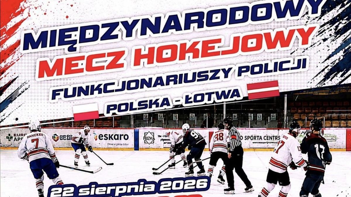 Policja na lodzie! Polacy i Łotysze zagrają w Nowym Targu
