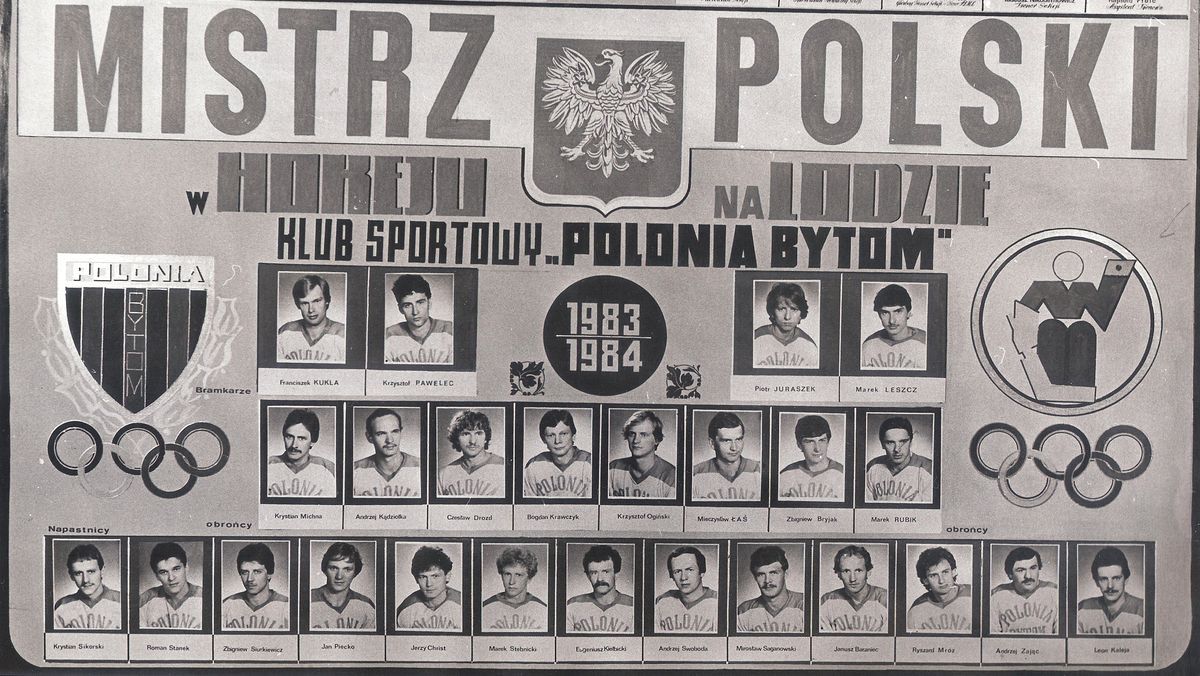 Mistrz Polski 1983/84 - Polonia Bytom (archiwum prywatne Michała Popy)