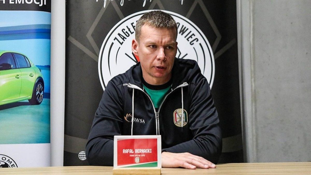 Rafał Bernacki, trener JKH GKS-u Jastrzębie (fot. Natalia Woźniak)