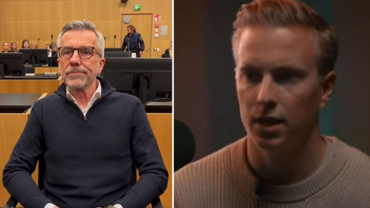 Rolf Nordmo (z lewej) został skazany za zamordowanie byłego hokeisty Janne Puhakki.