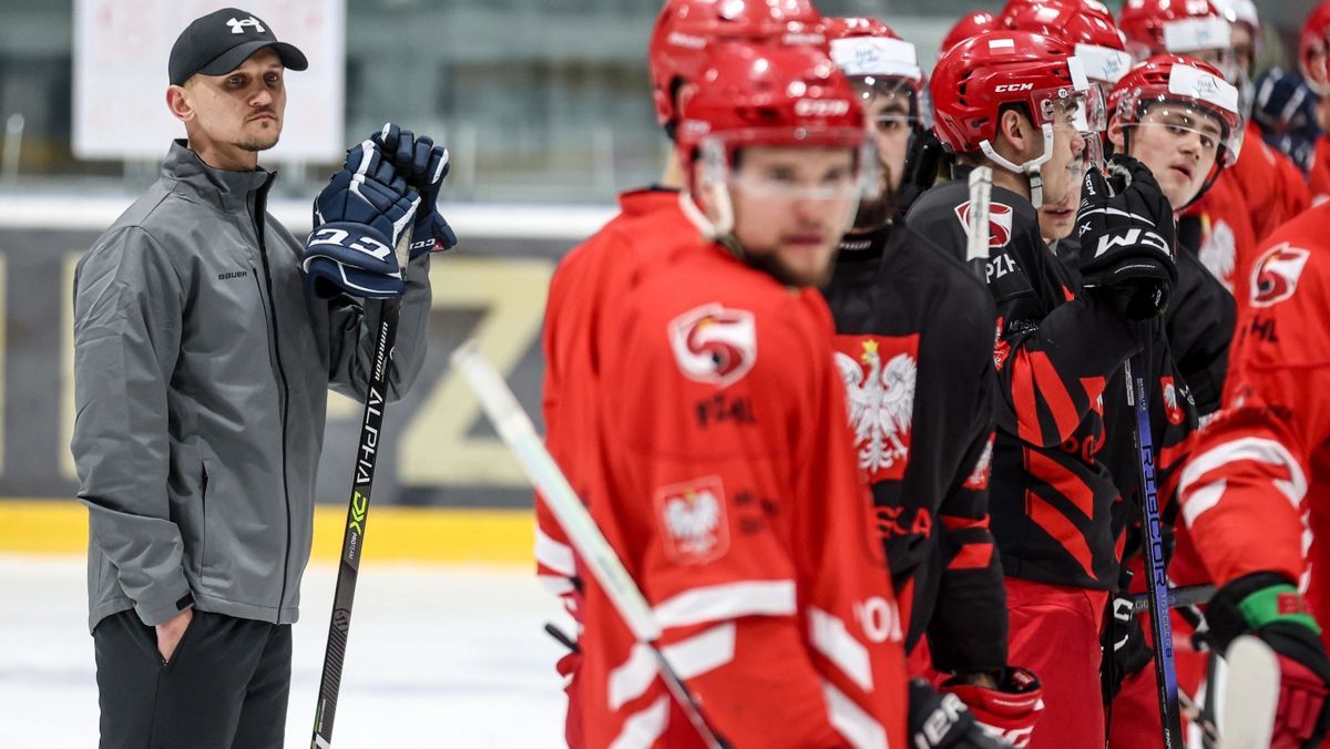 Mateusz Skrabalak, trener bramkarzy reprezentacji Polski (Foto: Polski Hokej)
