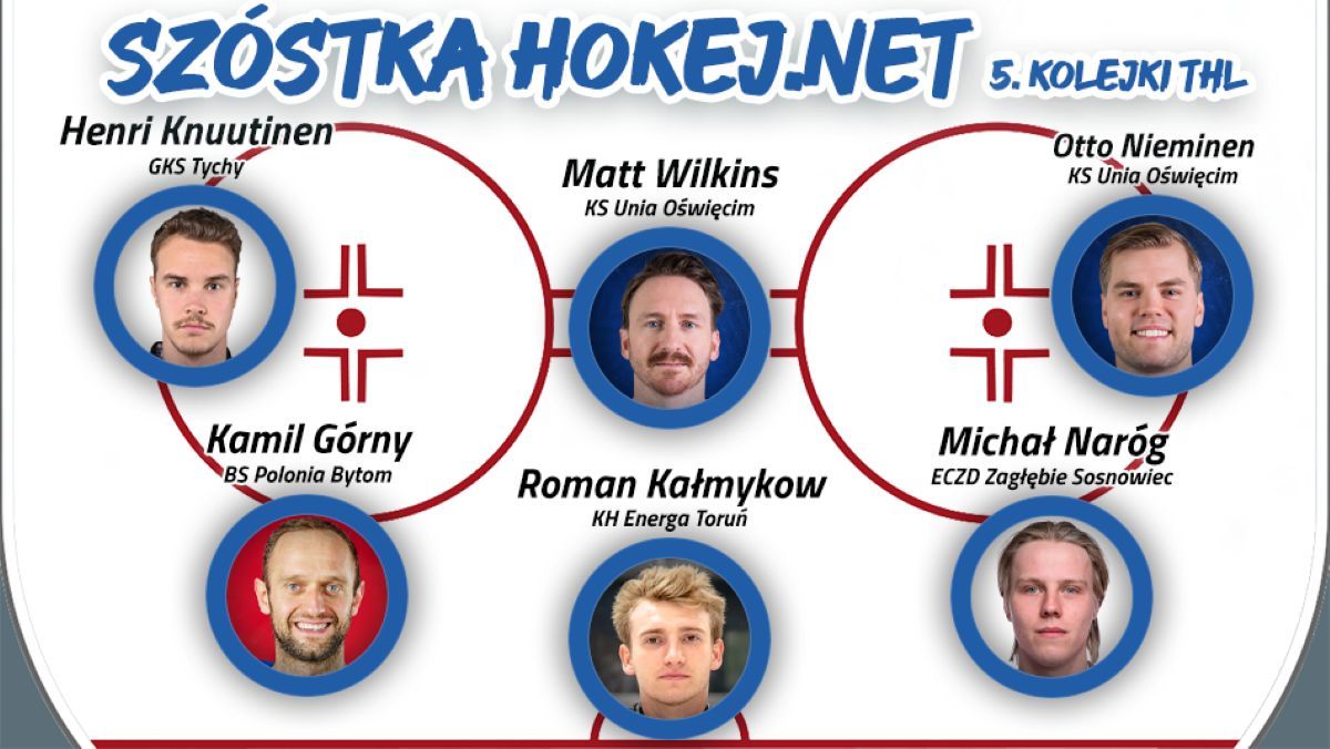 Szóstka Hokej.Netu - 5. kolejka THL