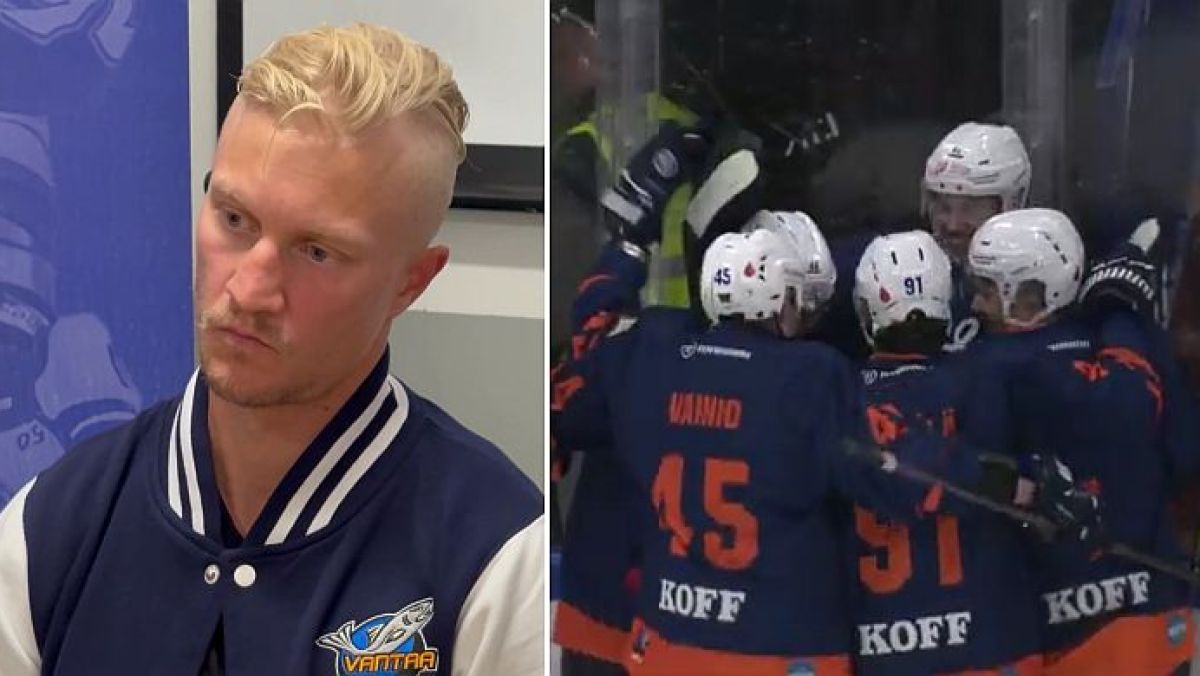 Teemu Pulkkinen / zawodnicy drużyny Kiekko-Vantaa