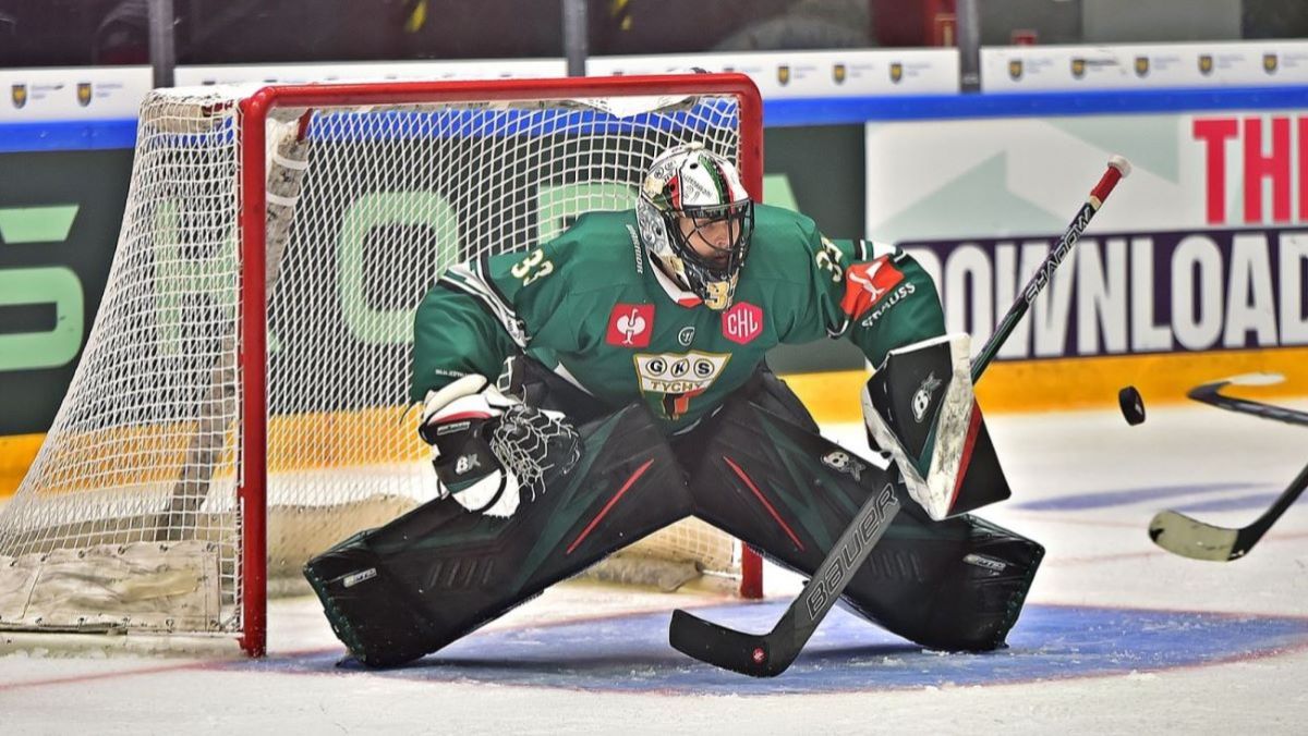 Tomáš Fučík, bramkarz GKS-u Tychy (fot. Tomasz Gonsior)