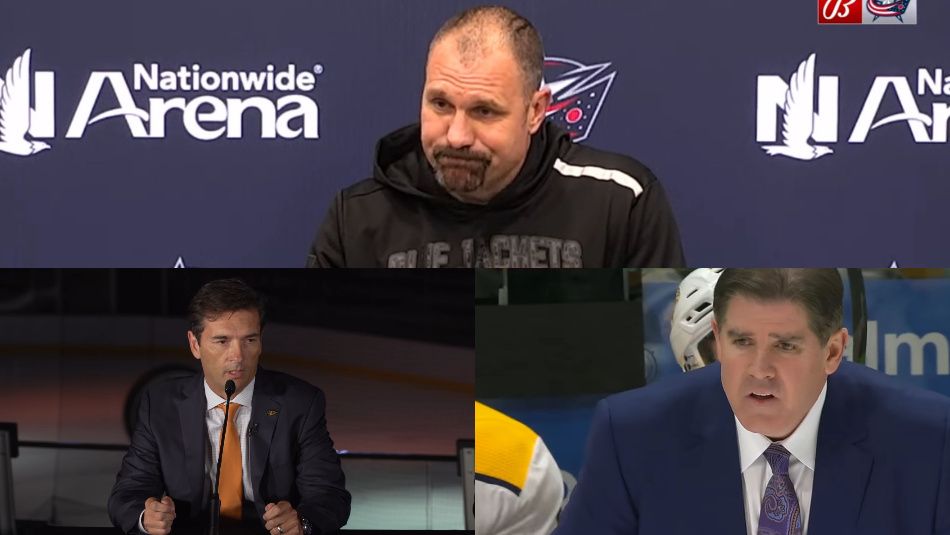 Zwolnieni trenerzy NHL. Brad Larsen, Dallas Eakins oraz Peter Laviolette.