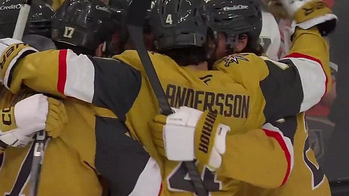 Radość zawodników Vegas Golden Knights