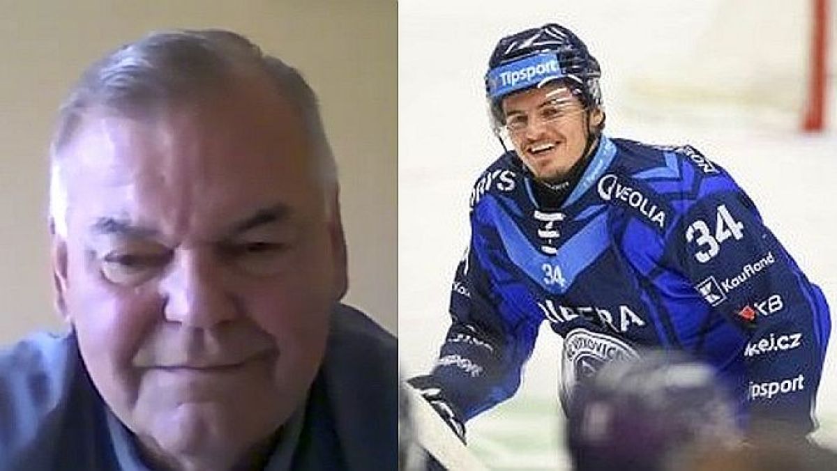 Vladimír Vůjtek senior / Krzysztof Maciaś w barwach HC Vítkovice (fot. hc-vitkovice.cz / Petr Kotala)