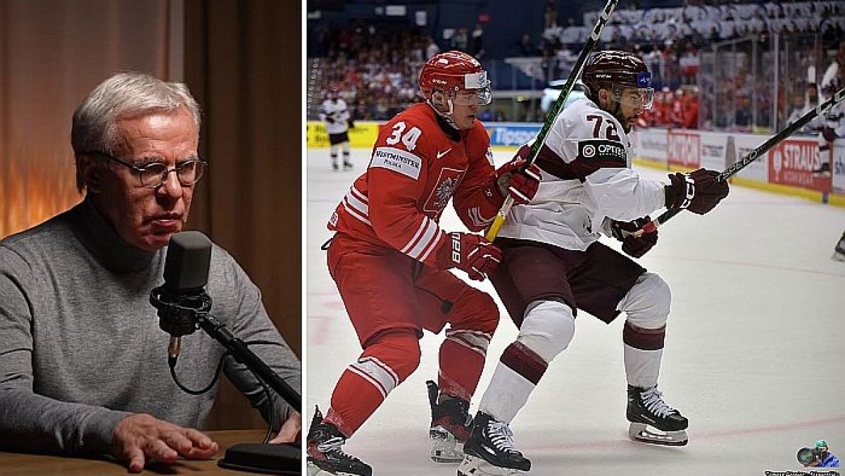 Wiaczesław Fietisow / mecz Polska - Łotwa na MIstrzostwach Świata elity 2024 (Fot. Tomasz Gonsior)