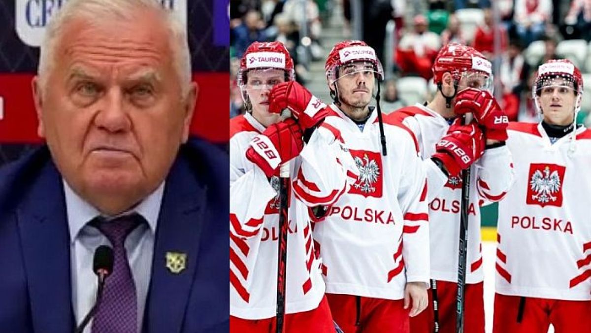 Władimir Krikunow / reprezentanci Polski (Foto: Polski Hokej)