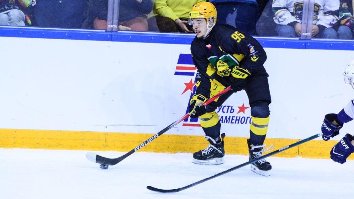 Patryk Wronka, napastnik GKS Katowice [foto: Klaudia Baron]