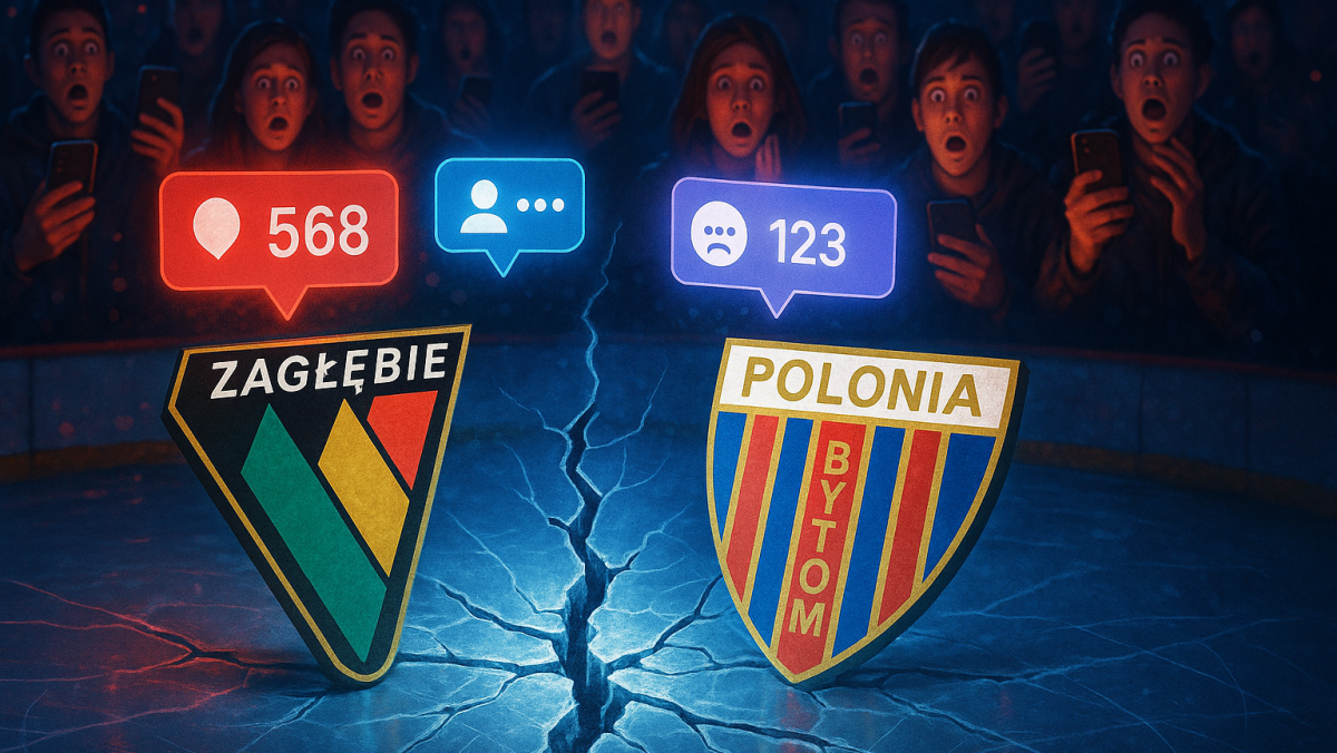 Zagłębie vs Polonia social media